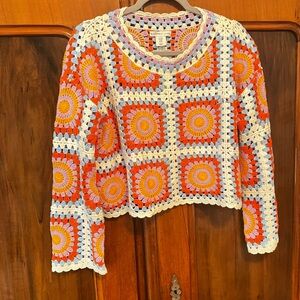 Sincerely Jules Vibrant Crochet Top